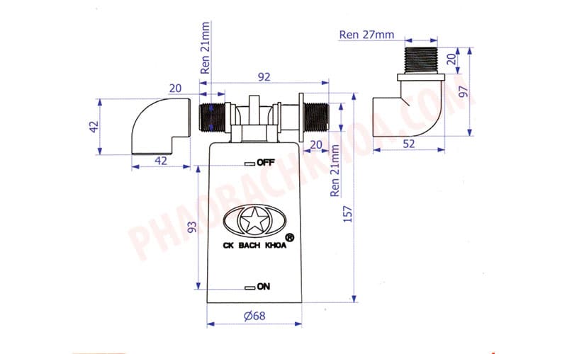 Cấu tạo phao cơ thế hệ mới DN21