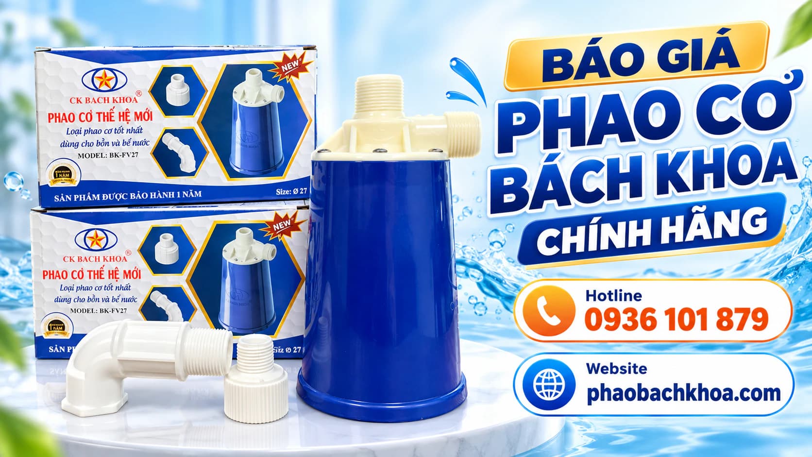 Báo giá van phao cơ Bách Khoa phiên bản mới: Giá bán và cách chọn