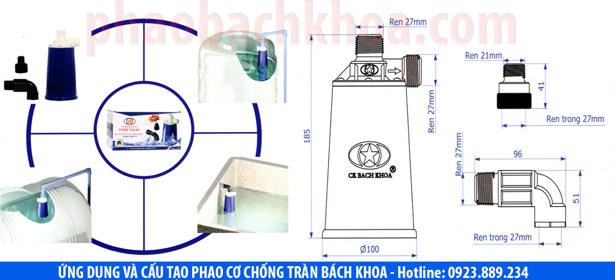 Cấu Tạo Phao Cơ Chống Tràn