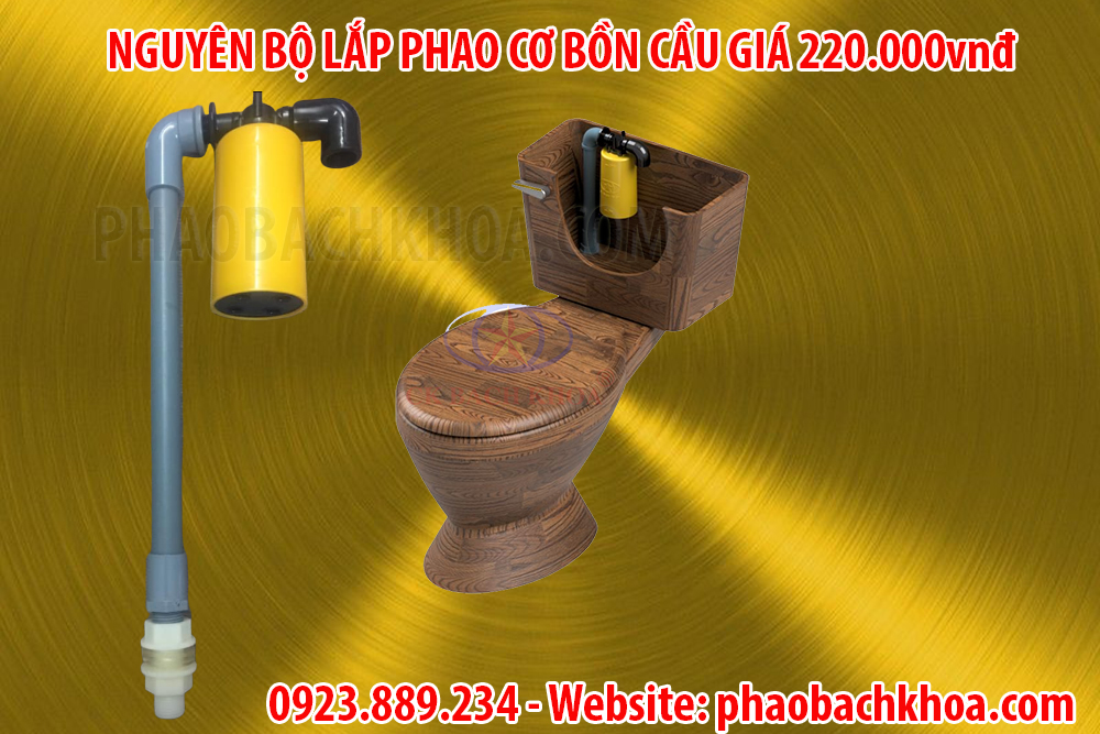 Giá Bộ Lắp Đặt Phao Cơ Bồn Cầu