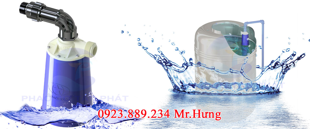 Lắp phao chống tràn bồn nước phi 27