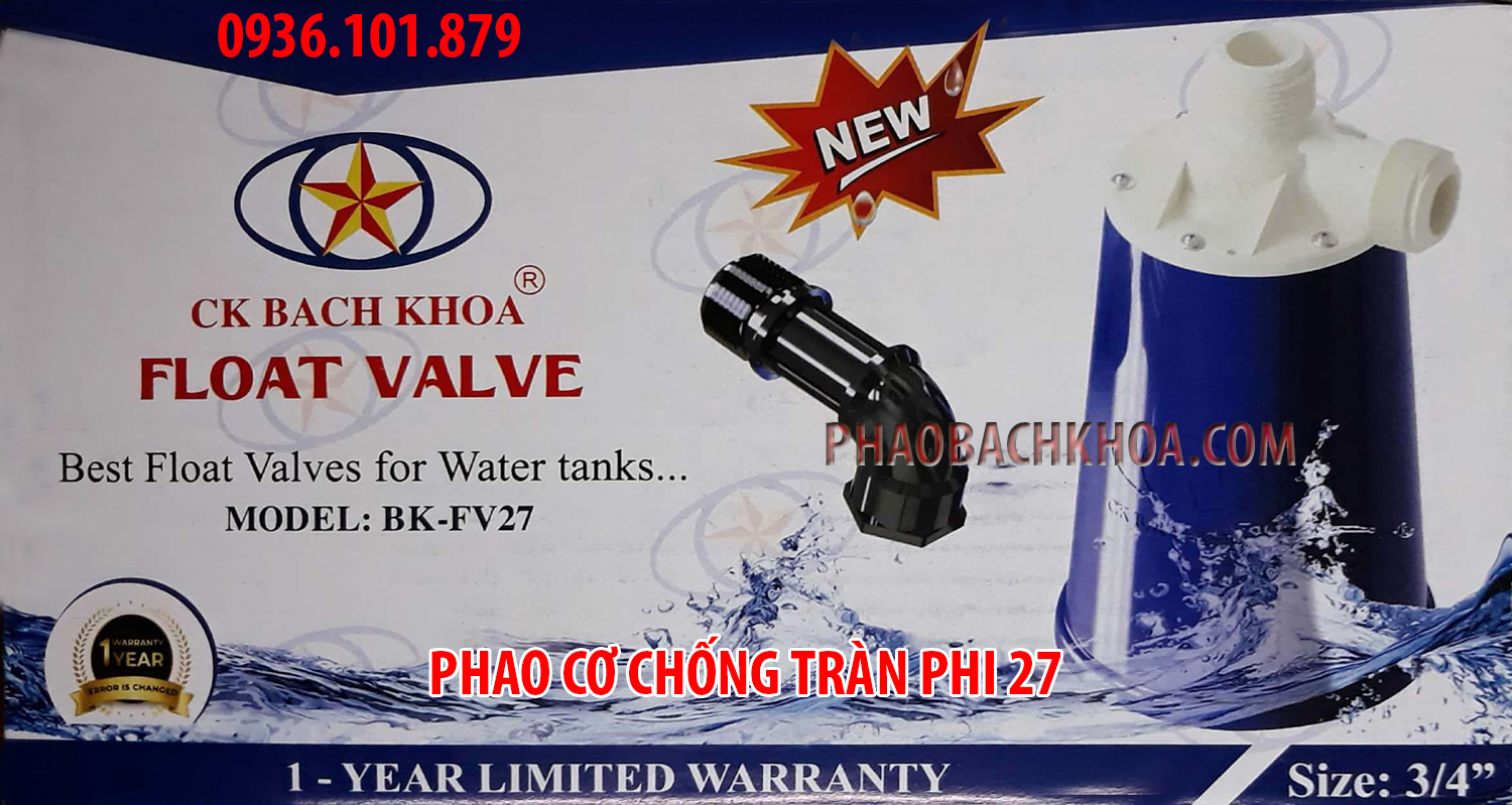 Phao Cơ Chống Tràn Phi 27