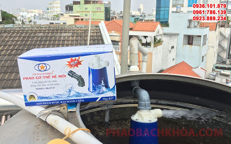 Van phao cơ đóng mở tự động bằng áp suất nước
