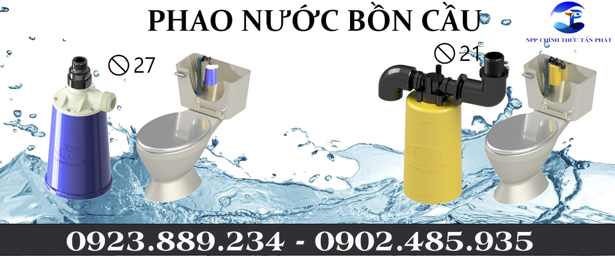 phao nước bồn cầu đưng bồn cầu ngang