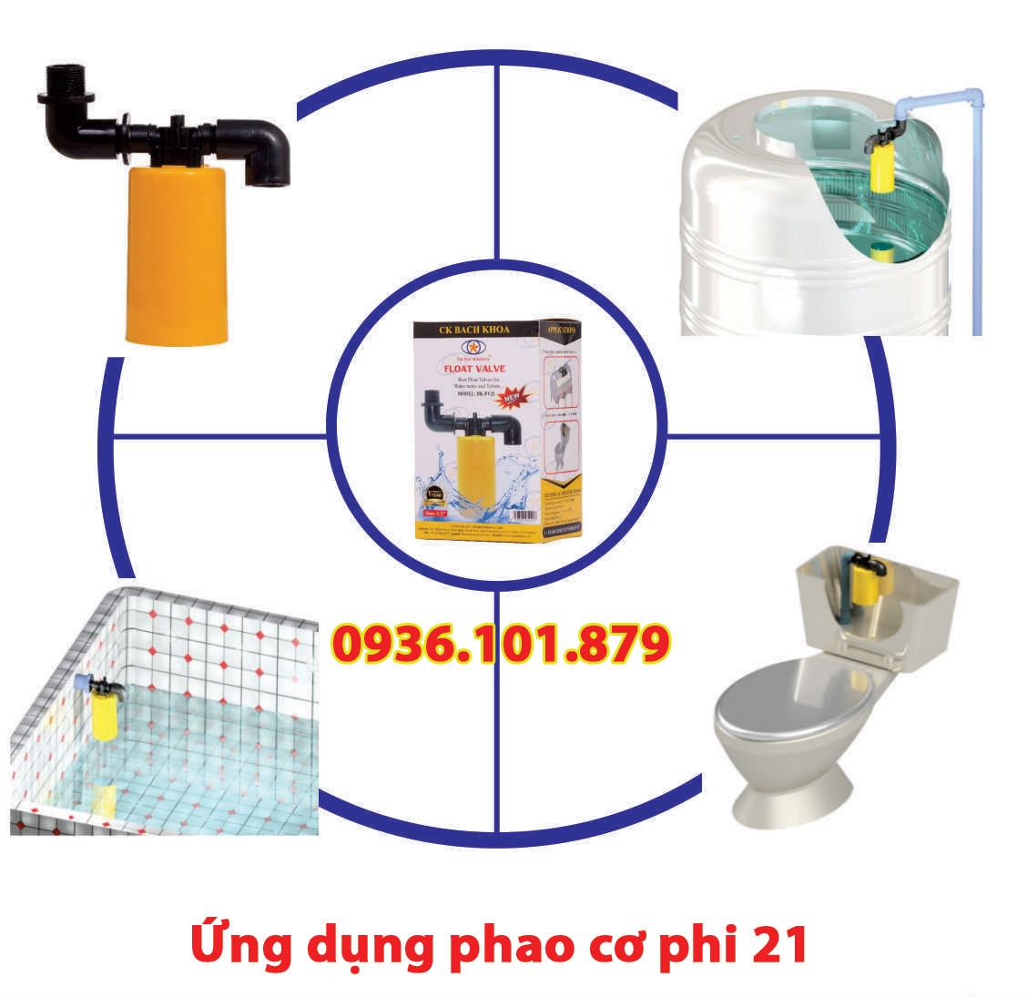 Ứng dụng phao cơ thế hệ mới phi 21