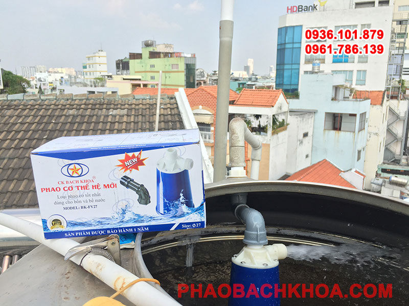Lắp đặt phao cơ bồn nước