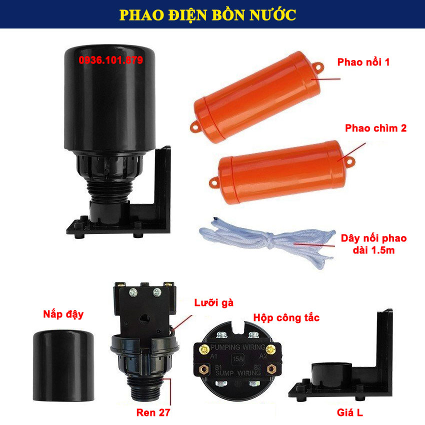 Phao điện bồn nước Kawasan