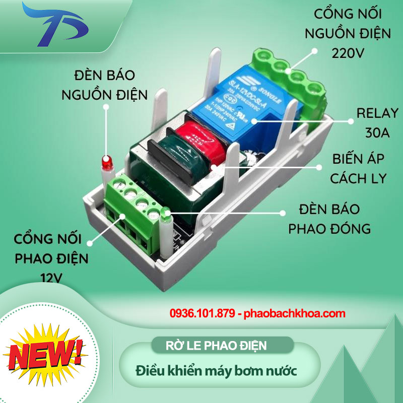 Cầu tạo Rờ le an toàn cho phao điện SRF-111M