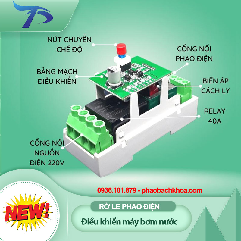 Cấu tạo rờ le phao điện đa năng