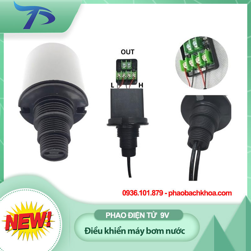 Phao điện tử 9v mạch điện thiết kế chống ẩm