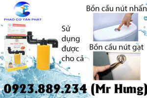 Phao Bách Khoa 44 phao nước bồn cầu nút nhấn nút gạt