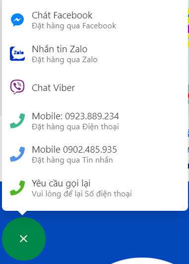 Đặt hàng qua điện thoại