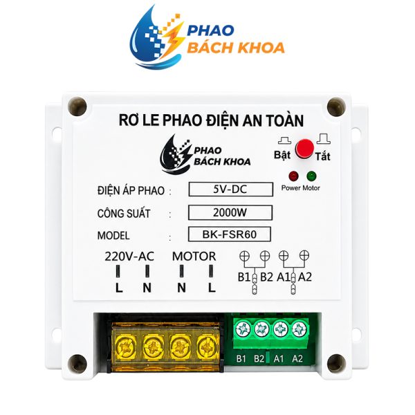 Relay phao điện an toàn Bách Khoa 5VDC