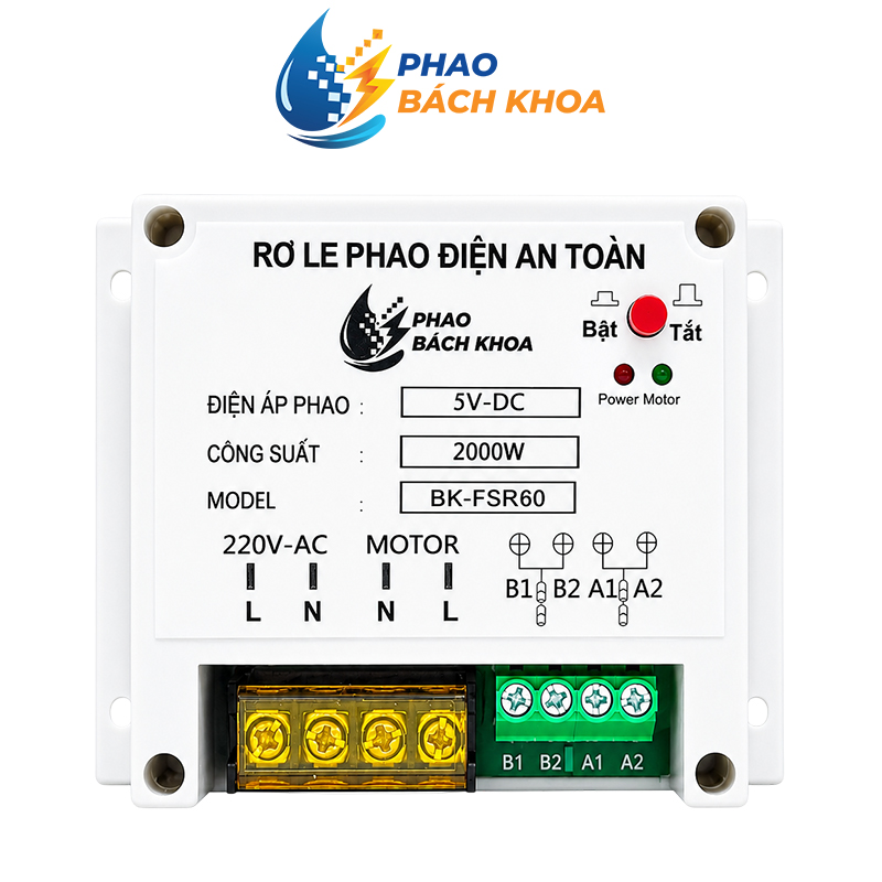 Relay phao điện an toàn Bách Khoa 5VDC