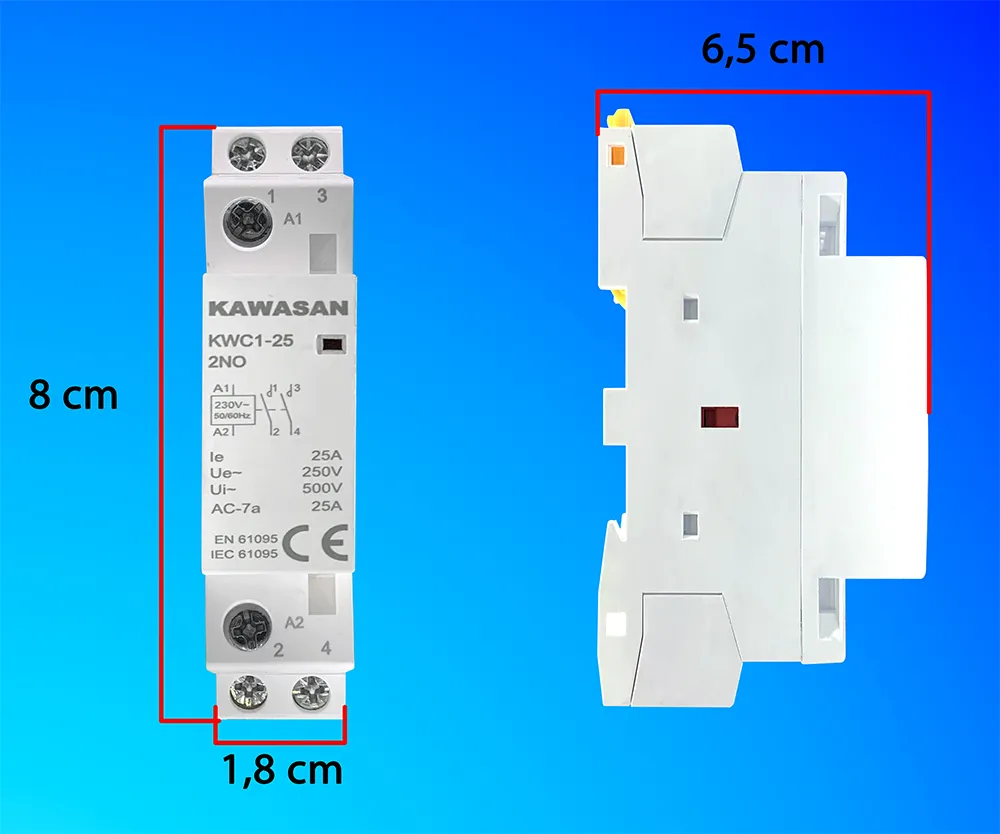 Kích thước khởi động từ 25A Kawasan