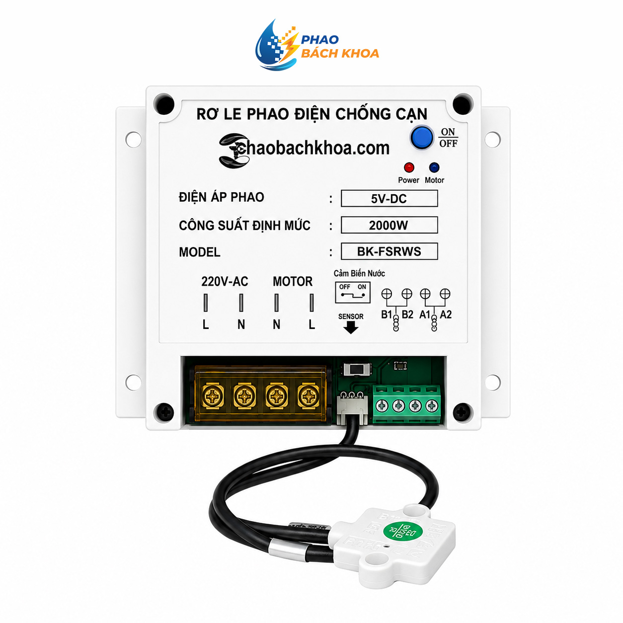 Rơ le chống cạn cảm biến nước BK-FSRWS